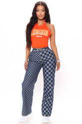 Check It Out Straight Leg Jeans - Blue/combo Ins Street